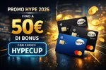 HYPE regala fino a 50€: attiva ora con codice HYPECUP!