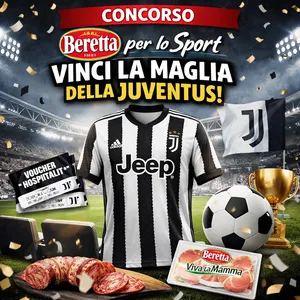 🏆 Concorso Beretta per lo Sport: Vinci la maglia ufficiale della Juventus e altri premi sportivi