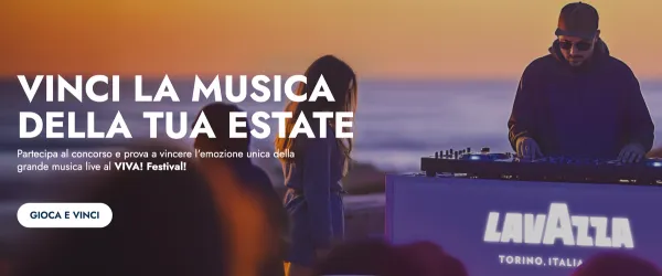 Nuovo Concorso Lavazza: Vinci la Musica Live con VIVA! Festival
