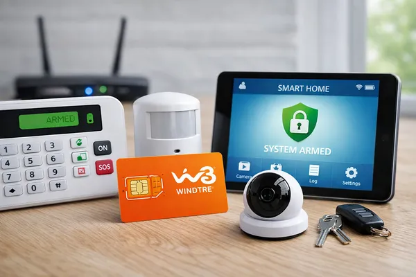 WINDTRE Smart Security: la SIM “furba” per antifurto e domotica